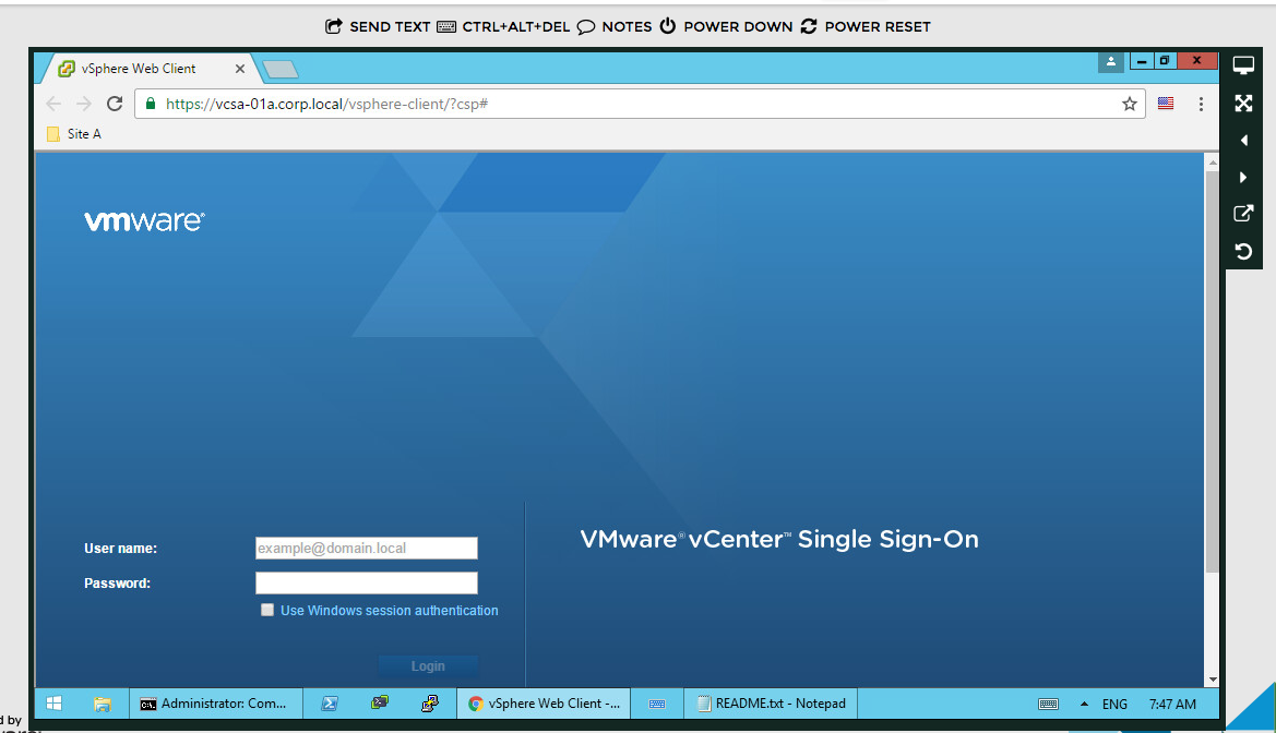 vmware esxi 6.7 on laptop