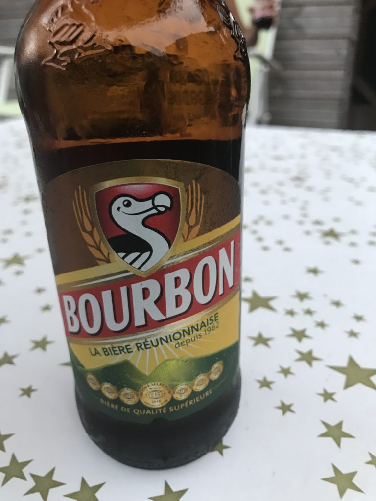Beer made locally in Reunion island