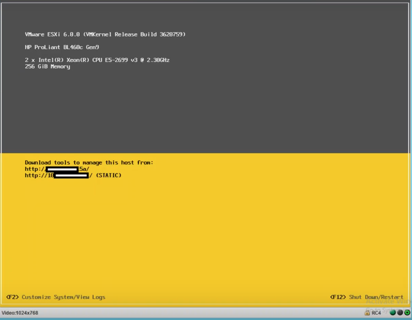 ilo 2 firmware image esx